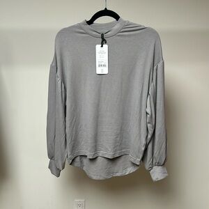 Varley Brannon sweat grey flannel